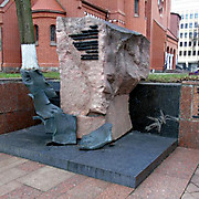 Памятный знак на месте гибели