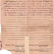 Фрагмент анкеты партизана Соловьева М.А.